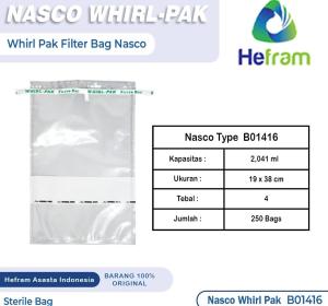 Sample Storage Bags - Nasco Type 01416